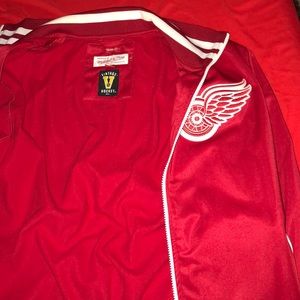 Red Detroit redwings hockey jacket